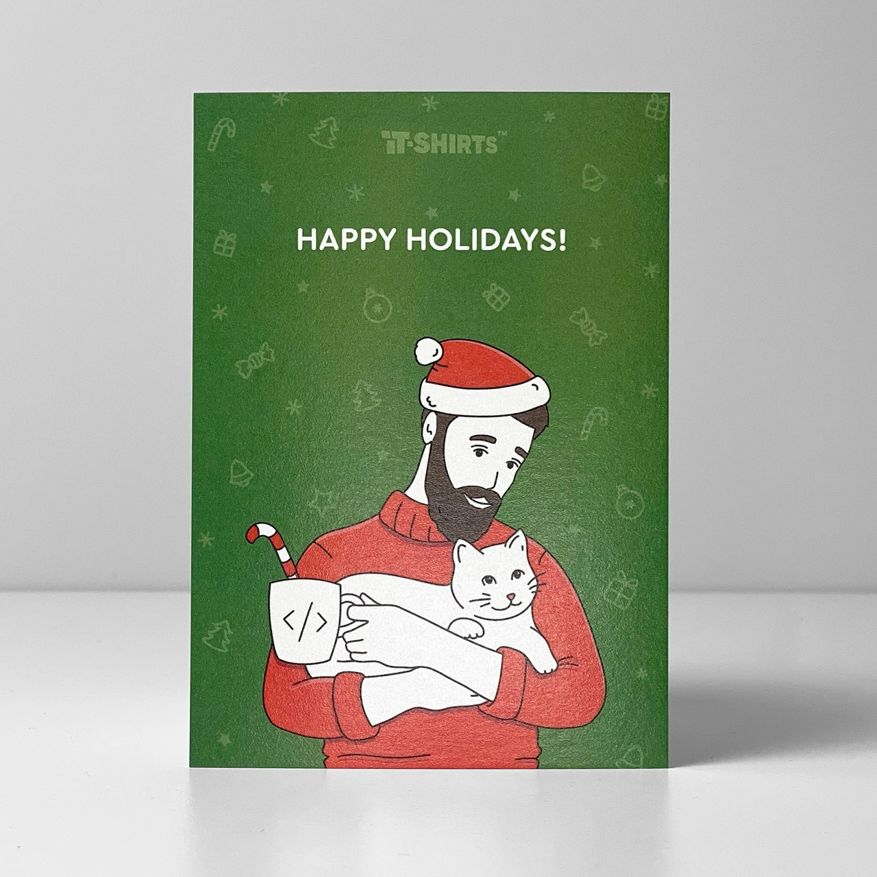 Листівка «Happy Holidays!», у чорному конверті