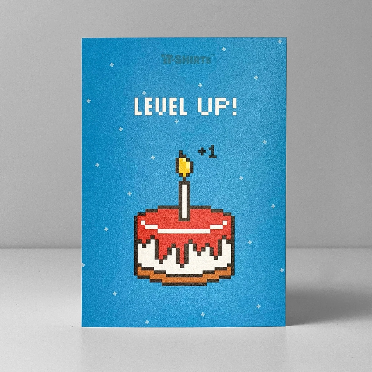 Листівка «Level Up!», у чорному конверті