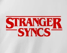 Футболка айтішника «Stranger Syncs», коли дейліки з іншого світу